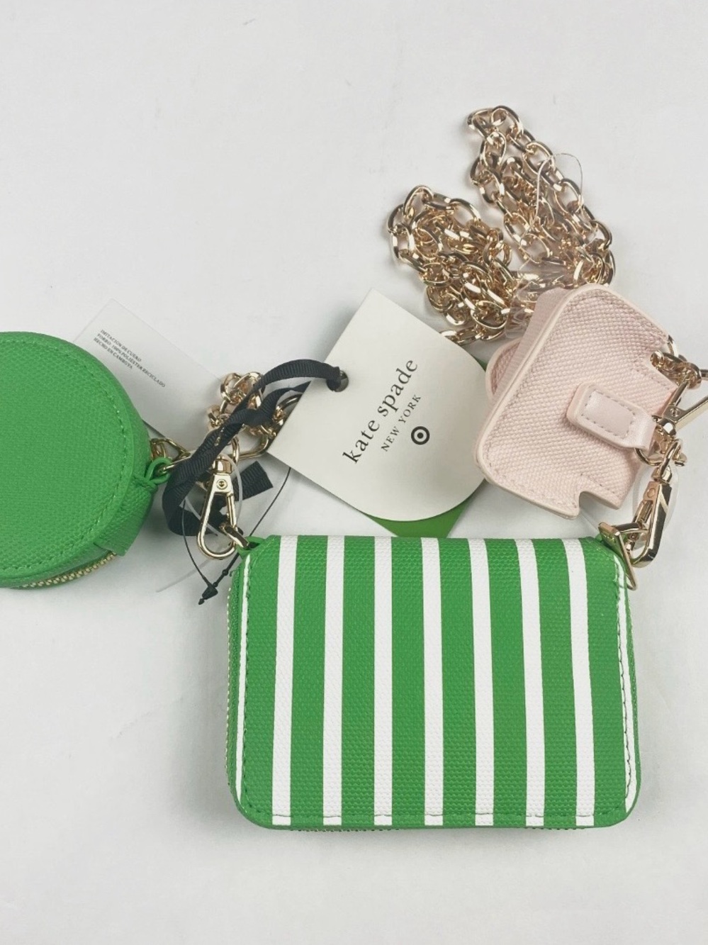 Kate Spade x Target Limited Edition Stripe Mini Crossbody Wallet Bag NWT - Picture 6 of 10
